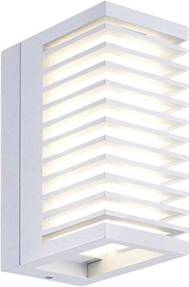 ALKES - Luminario Arbotante con Rejilla LED Integrado