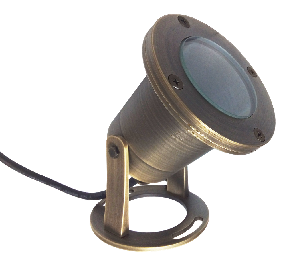 IZAR - 12V Adjustable Submersible Light Fixture with MR16 Lamp Holder (wo bulb)