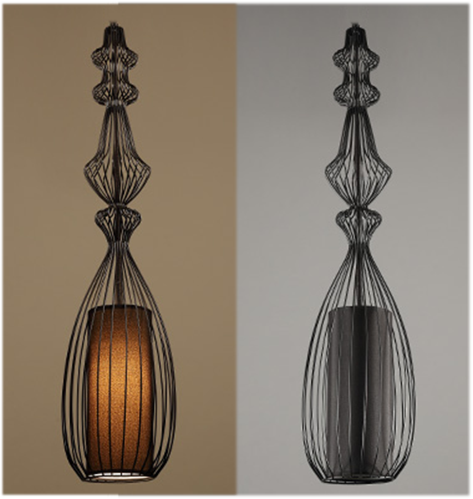 ALADFAR - Luminario Colgante Decorativo E26