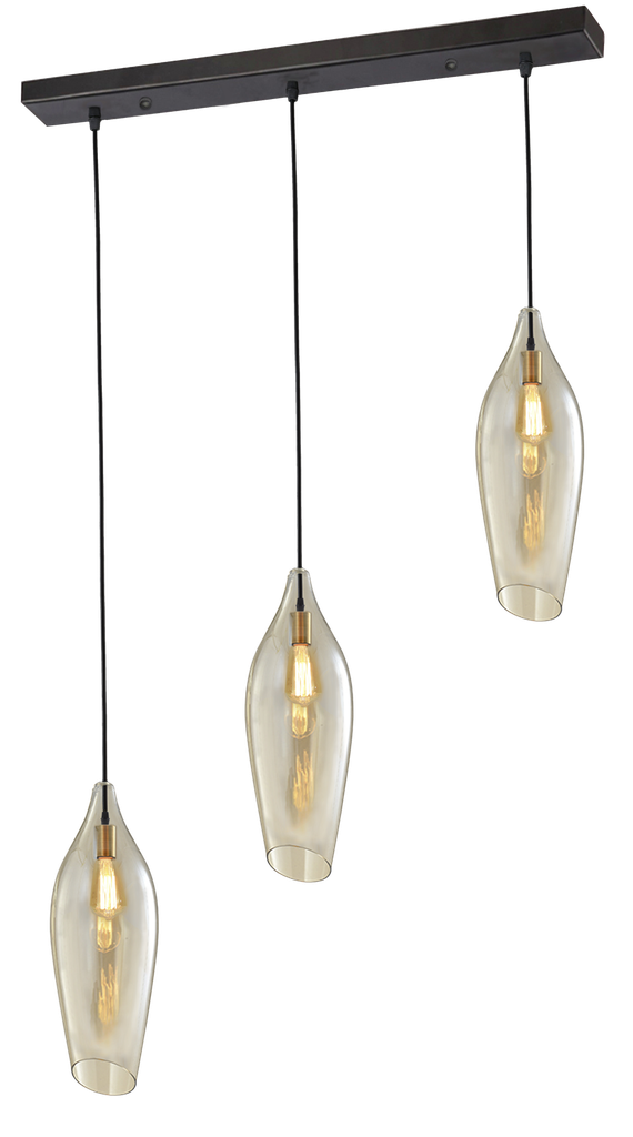 ALCYONE - Decorative pendant lamp with 3 lamp holder, wo bulb´s