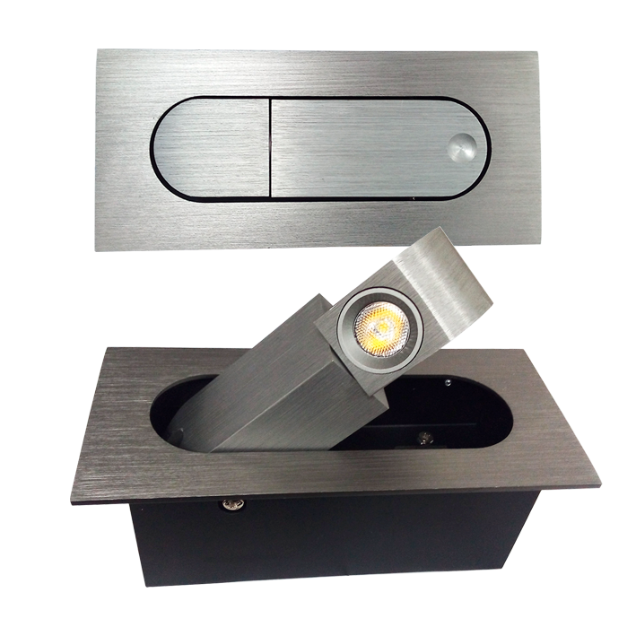 CERVANTES - Recessed Adjustable Reading Light, Integrated LED