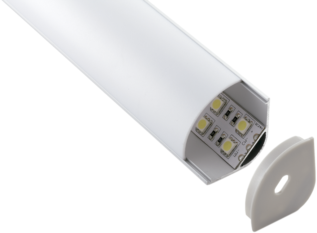 KUMA - PE Aluminum Corner Profile with Diffuser