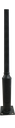 SHELIAK - Poste Recto Galvanizado Negro