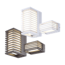 ALKES - Luminario Arbotante con Rejilla LED Integrado